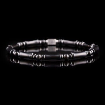GC·Bracelet Bamboo Black Onyx-Black Tourmaline Bracelet(4mm)