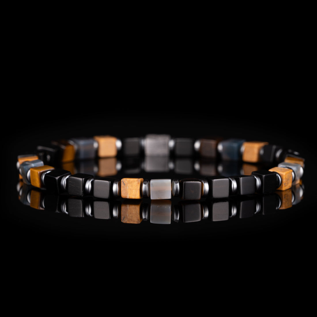G&C Bracelet Agate-Landscape Jasper Bracelet（4mm）