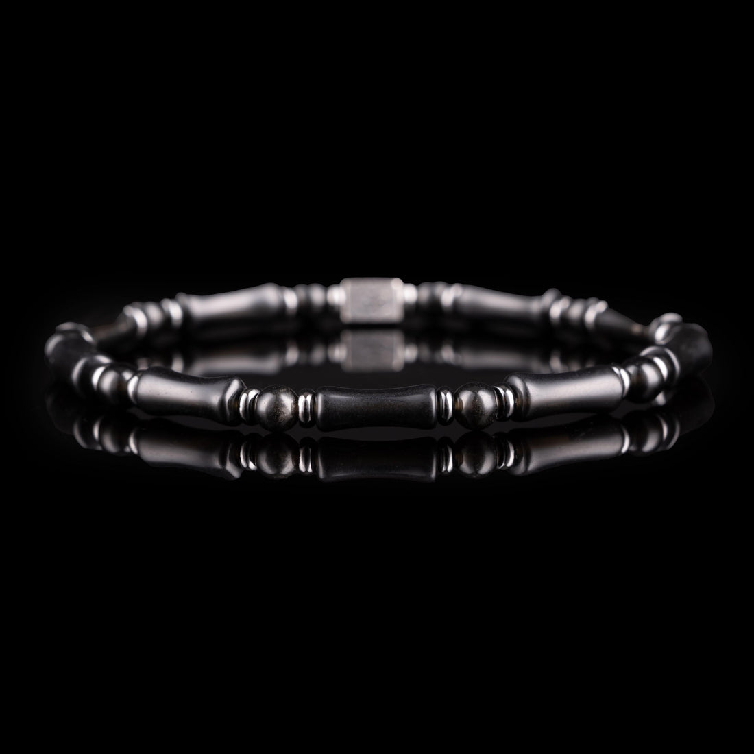 GC·Bracelet Bamboo Black Onyx-Black Tourmaline Bracelet（4mm）