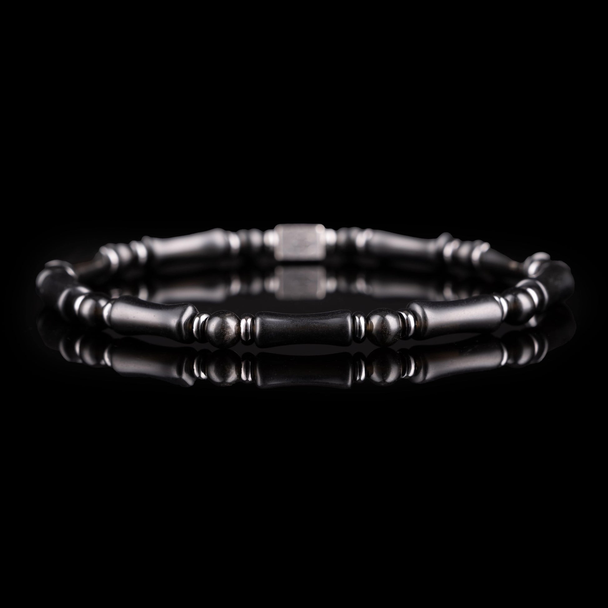 GC·Bracelet Bamboo Black Onyx-Black Tourmaline Bracelet（4mm）