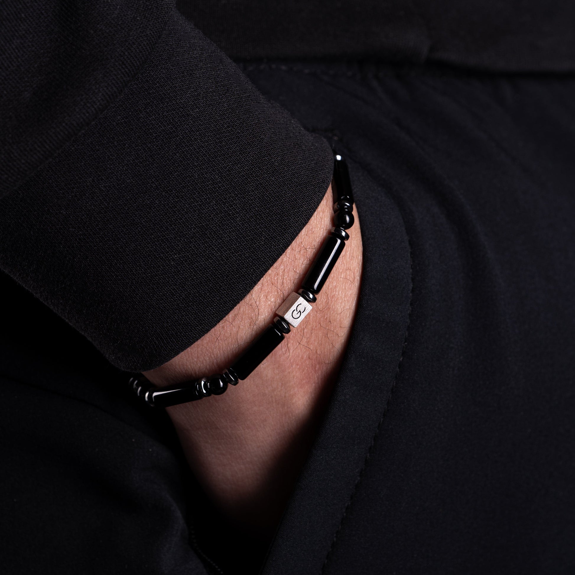 GC·Bracelet Black agate-Black tourmaline bracelet（4mm）