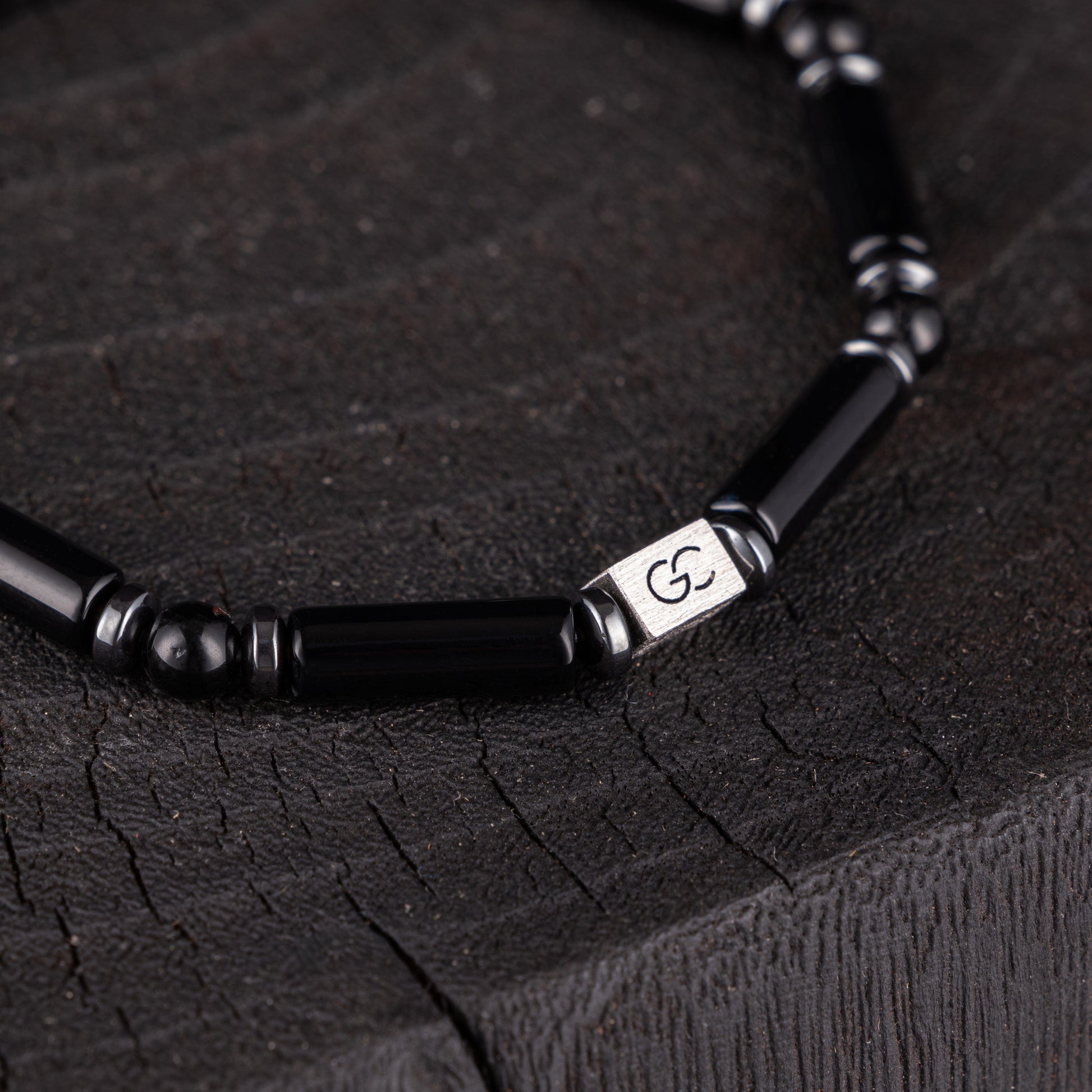 GC·Bracelet Black agate-Black tourmaline bracelet（4mm）