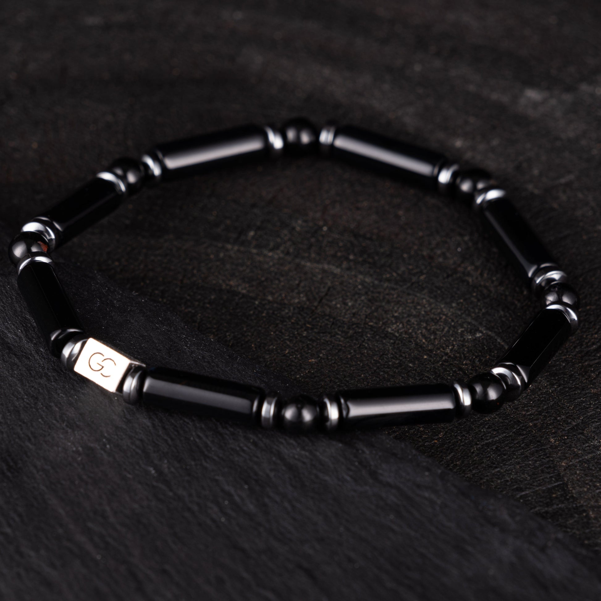 GC·Bracelet Black agate-Black tourmaline bracelet（4mm）