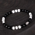 G&C Bracelet Black Onyx-Howlite Bracelet（4mm）