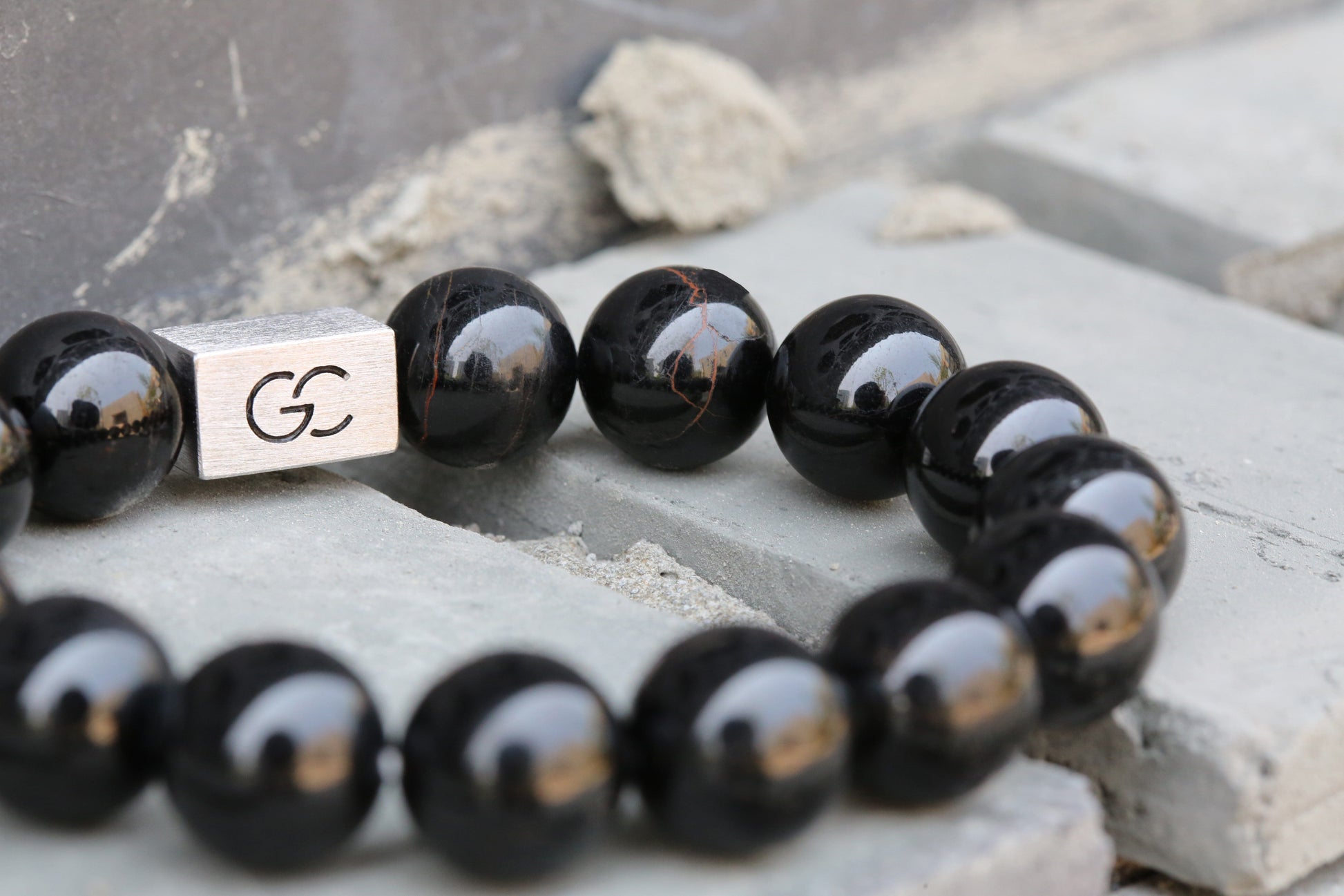 GC·Bracelet Black Tourmaline Bracelet V（12mm）