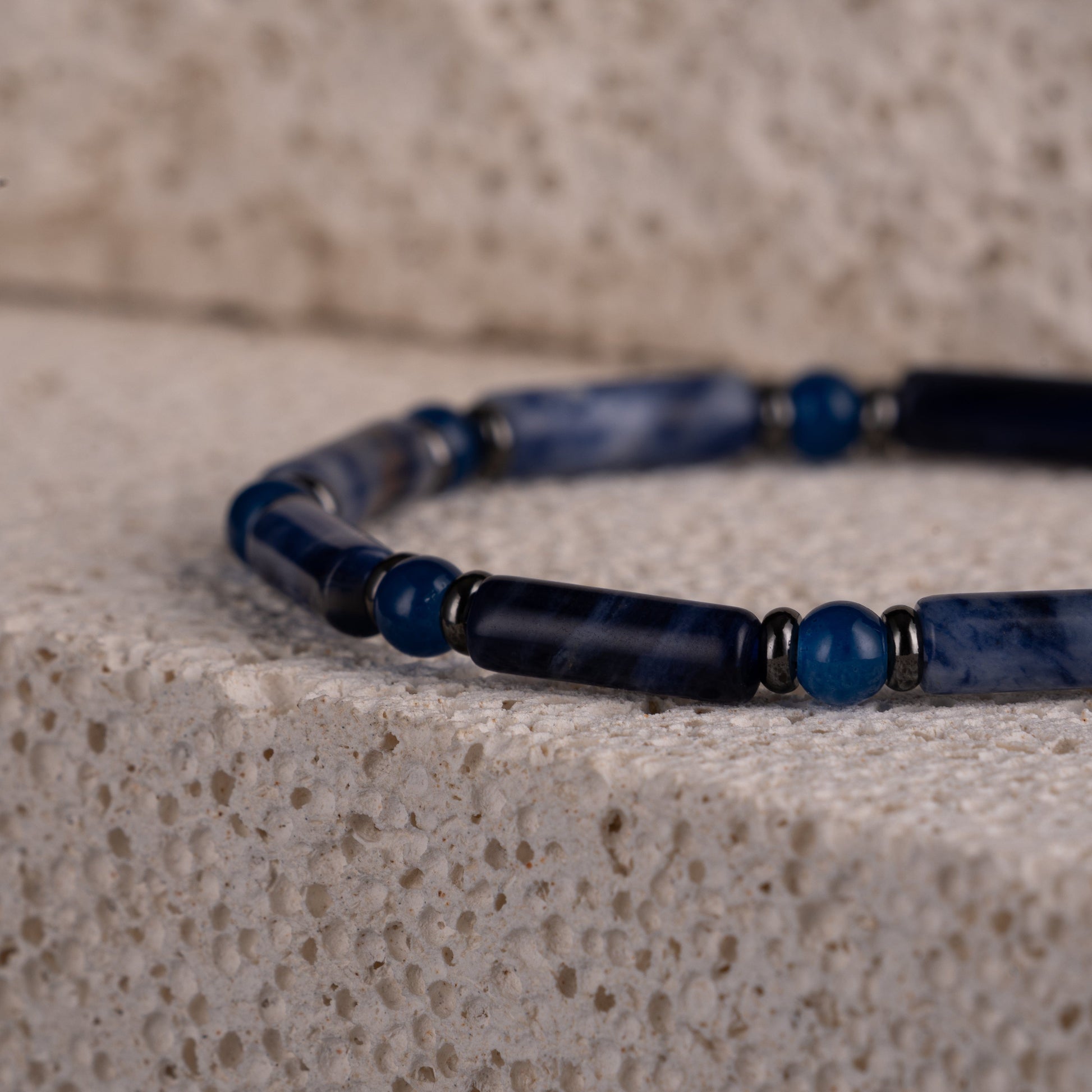 GC·Bracelet Blue Lace Agate Bracelet（4mm）