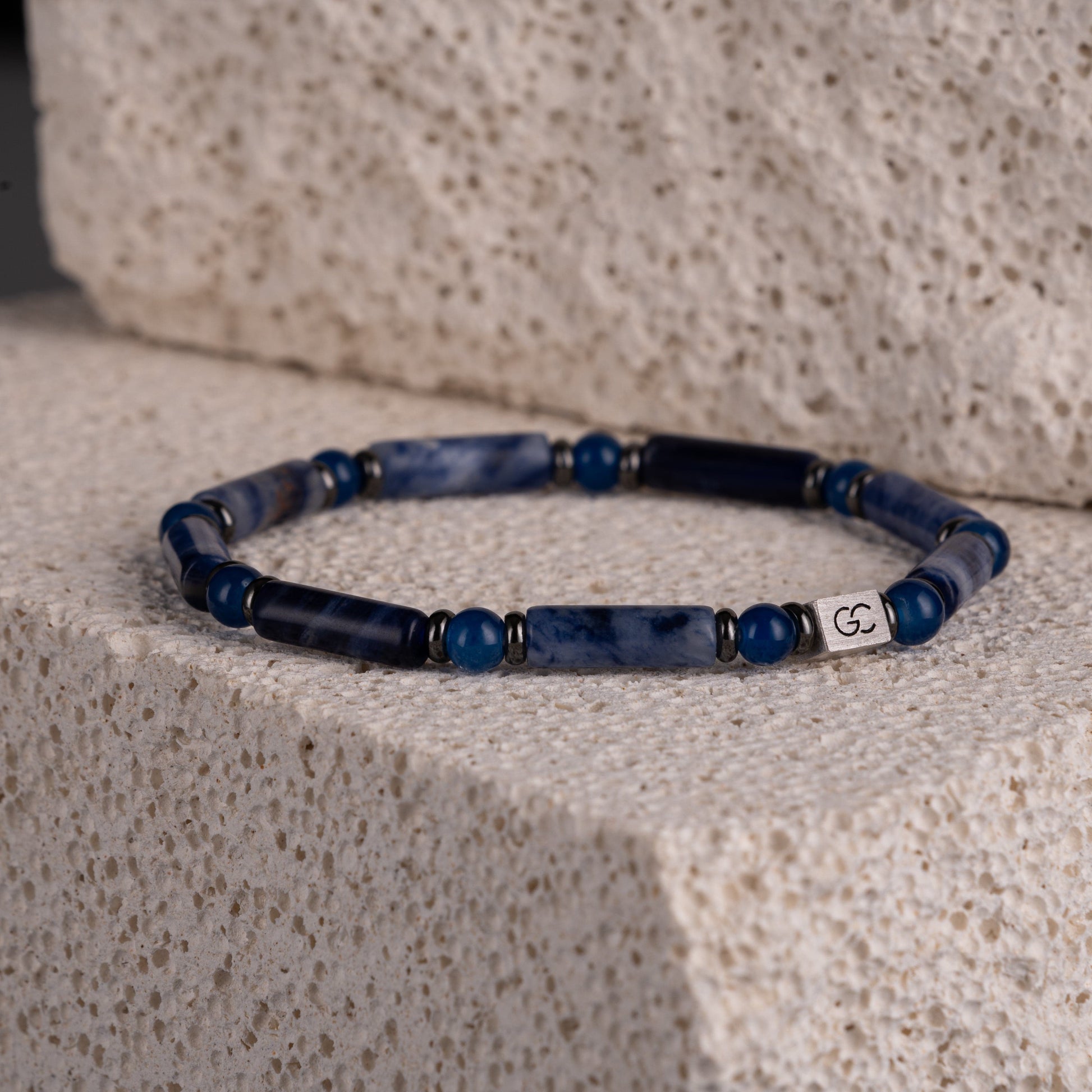 GC·Bracelet Blue Lace Agate Bracelet（4mm）