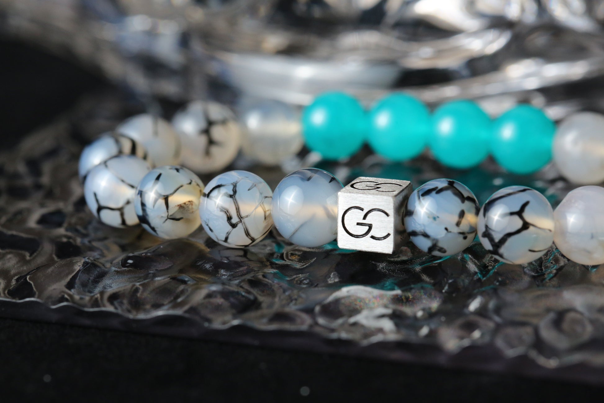 GC·Bracelet Dragon Vein Agate-Amazonite Bracelet（10mm）