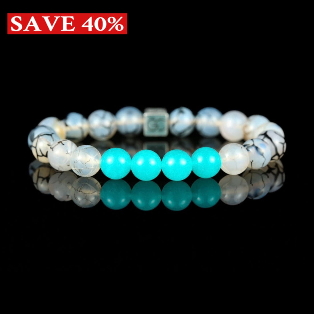 GC·Bracelet Dragon Vein Agate-Amazonite Bracelet（10mm）