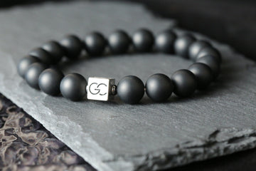 GC·Bracelet Frosted Black Onyx Bracelet III（10mm）