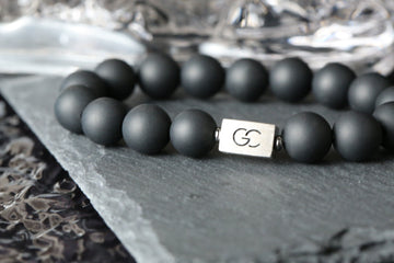 GC·Bracelet Frosted Black Onyx Bracelet IV（12mm）