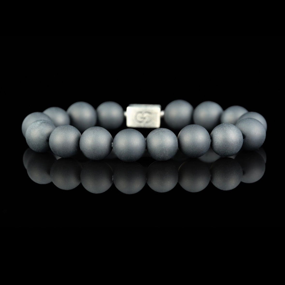 GC·Bracelet Frosted Black Onyx Bracelet IV（12mm）