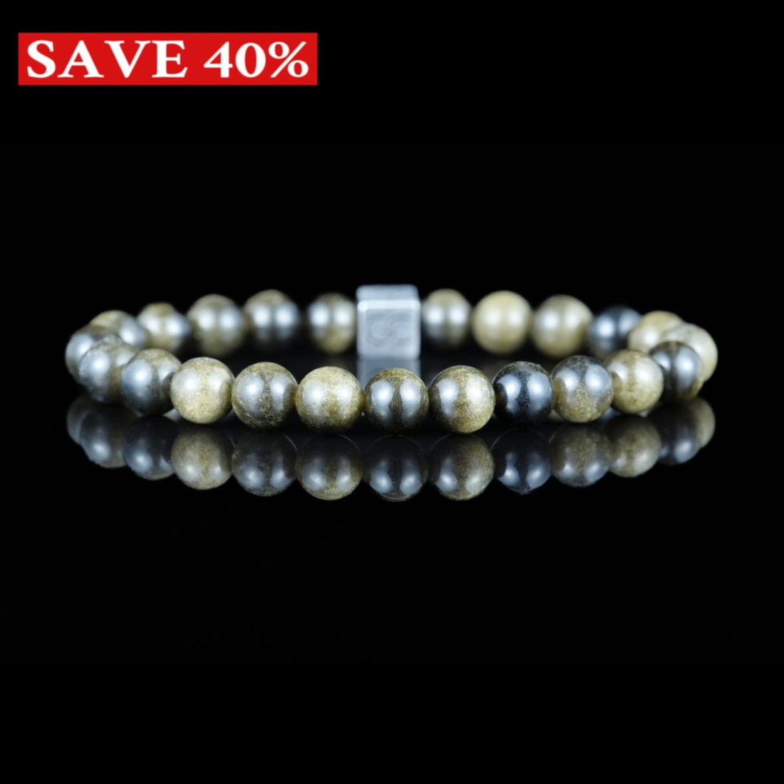 GC·Bracelet Gold Sheen Obsidian Bracelet II（8mm）