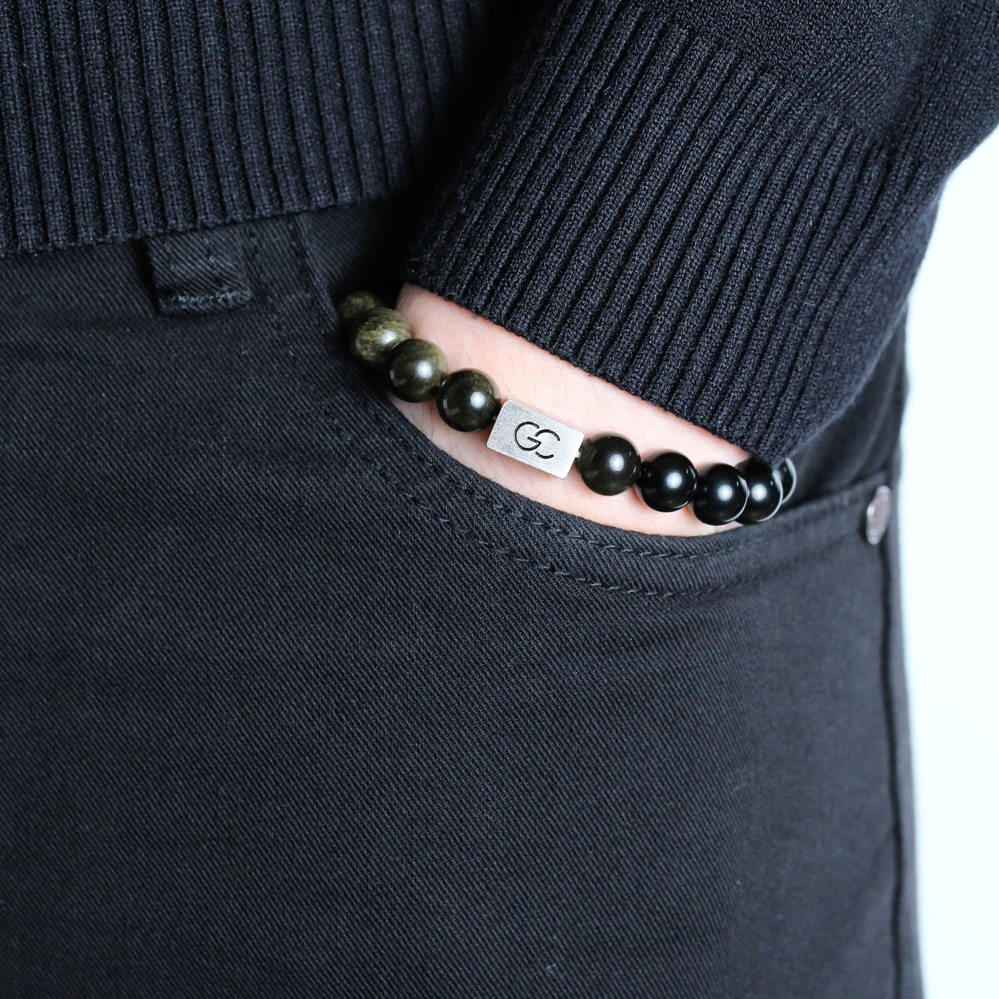 GC·Bracelet Gold Sheen Obsidian Bracelet III（10mm）
