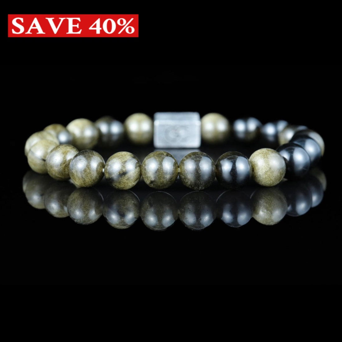 GC·Bracelet Gold Sheen Obsidian Bracelet III（10mm）