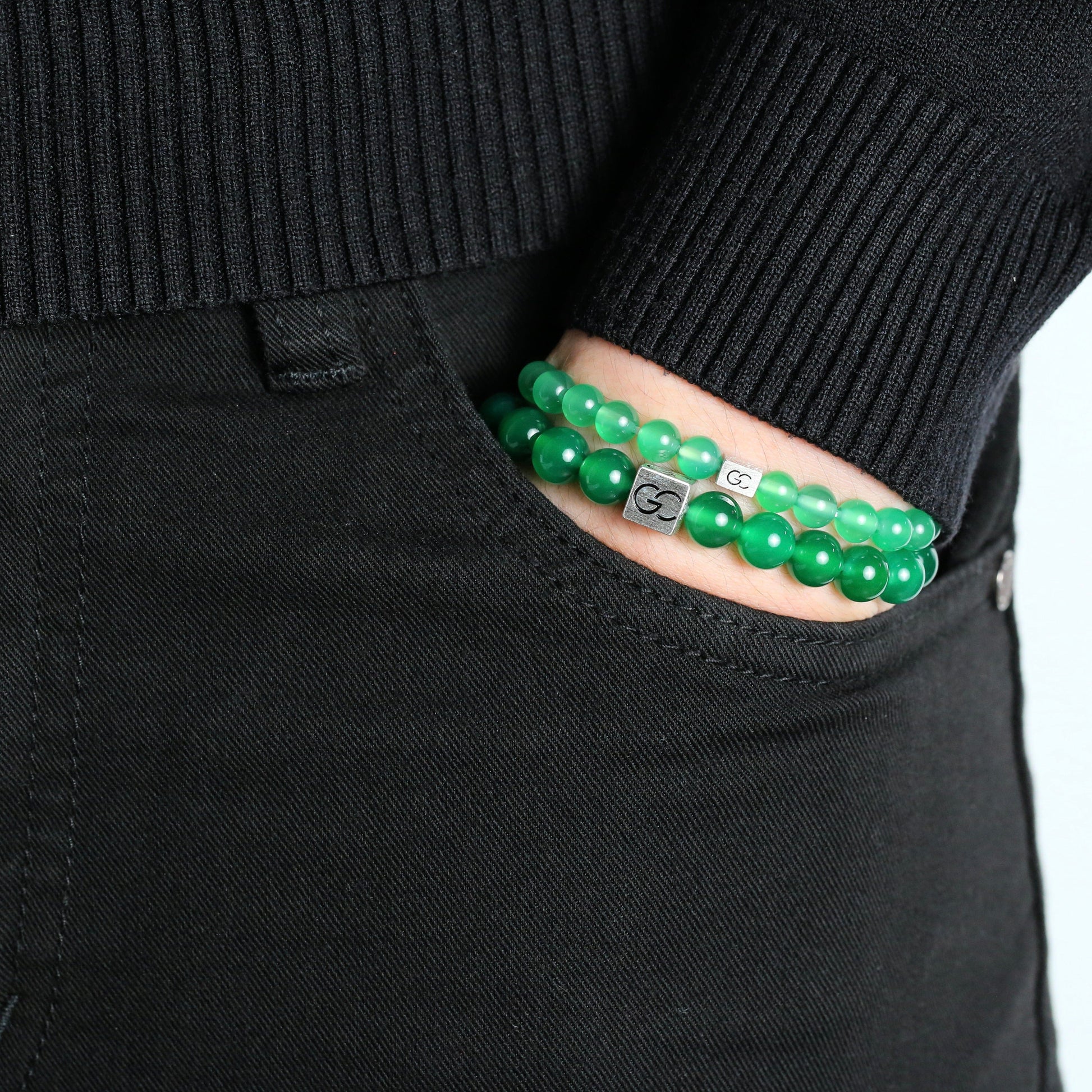 GC·Bracelet Green Agate Bracelet I（6mm）