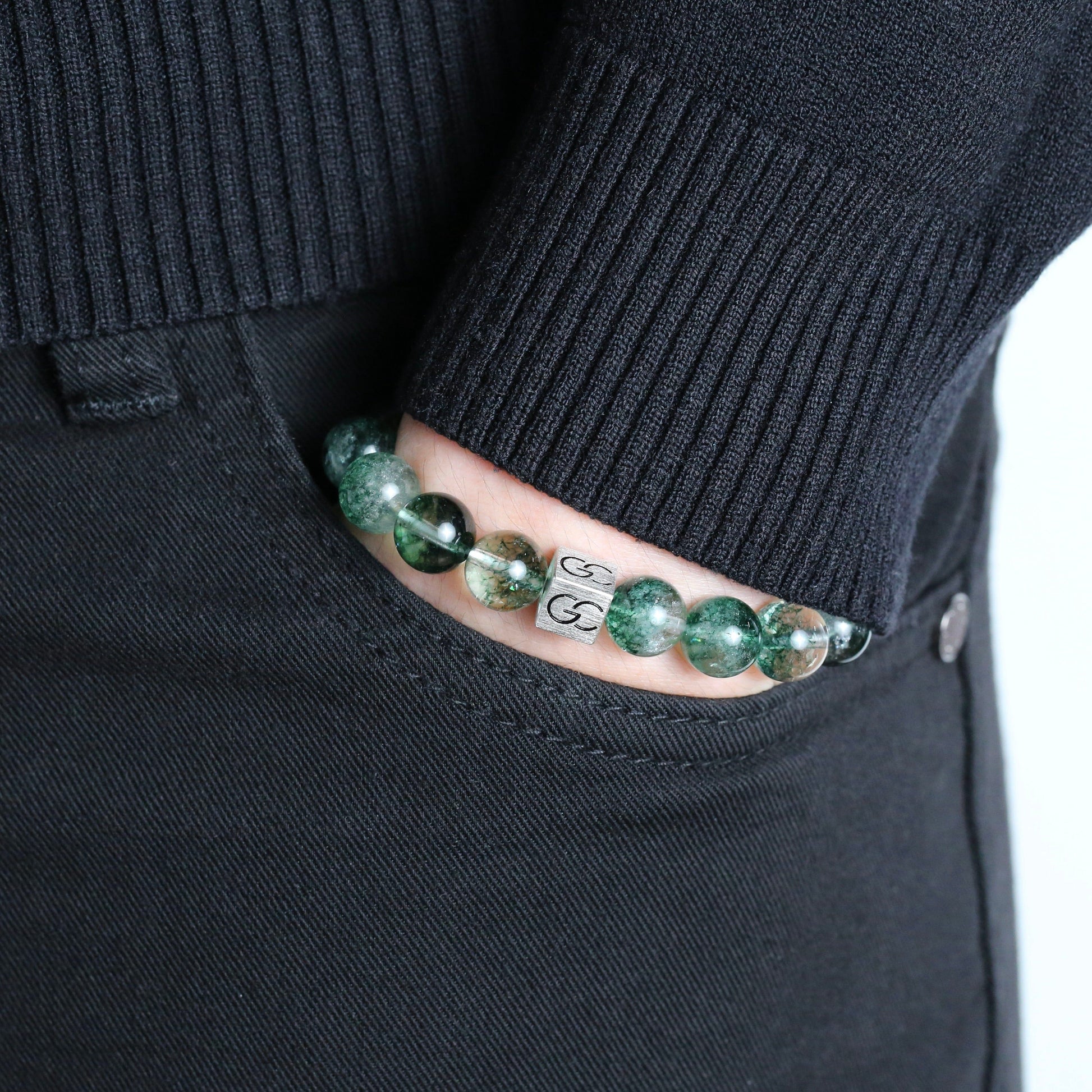 GC·Bracelet Green Phantom Quartz Bracelet（10mm）