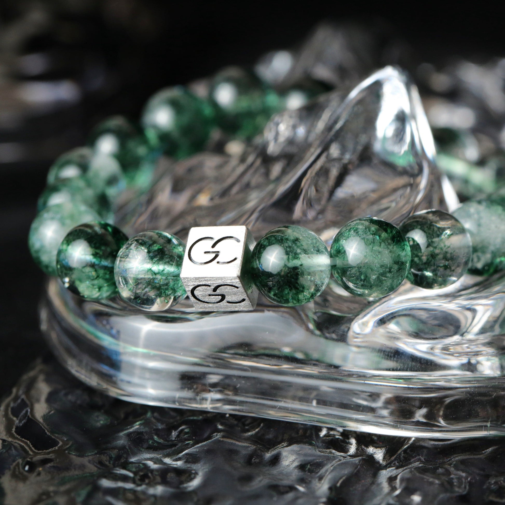 GC·Bracelet Green Phantom Quartz Bracelet（10mm）