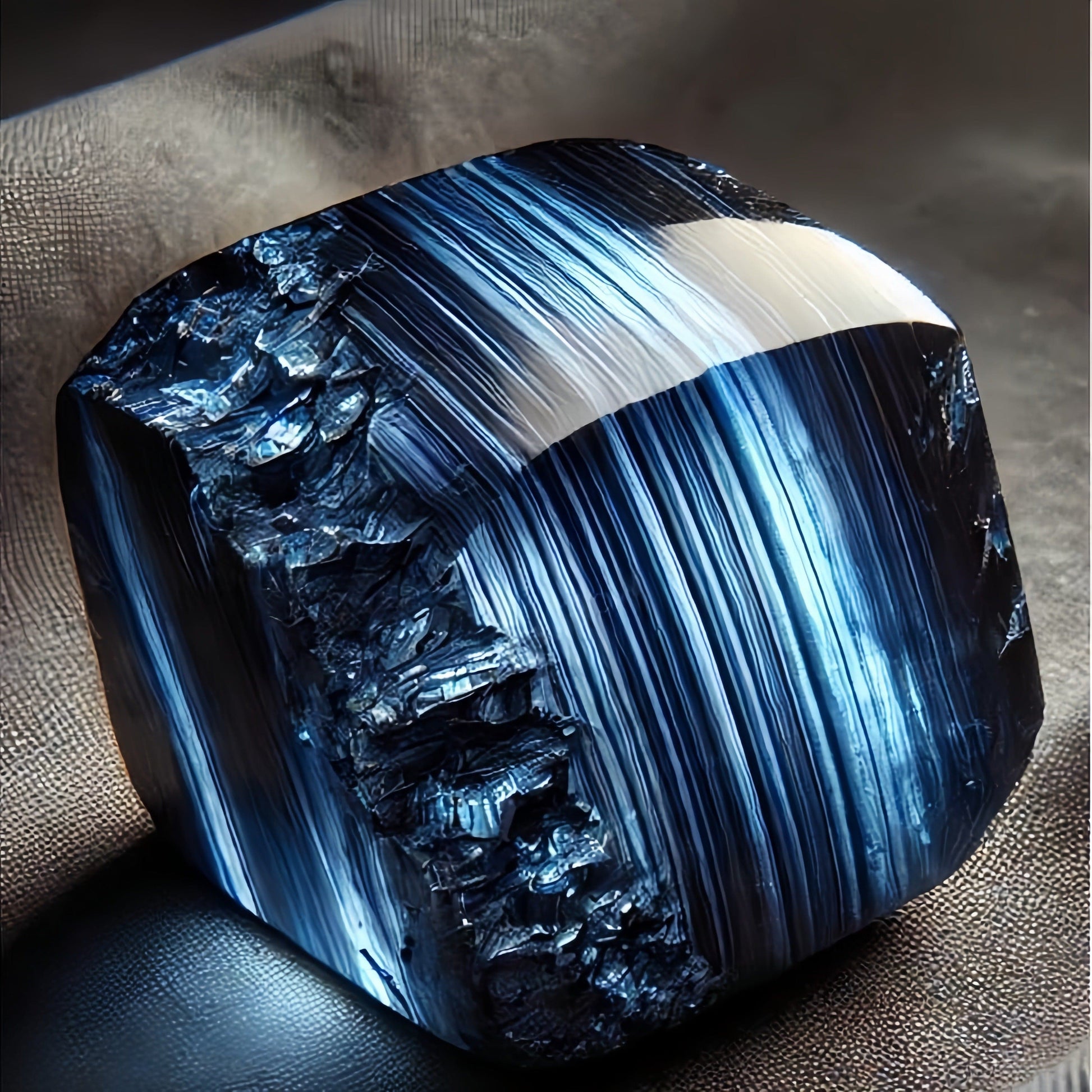 GC·Bracelet Ink Blue Tiger Eye Bracelet（10mm）
