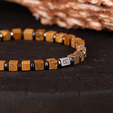 G&C Bracelet Landscape Jasper Bracelet I（4mm）