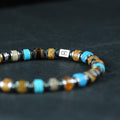 GC·Bracelet Landscape Jasper - Red Turquoise - Tiger's Eye - Agate - Blue Turquoise Bracelet（6mm）