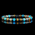 GC·Bracelet Landscape Jasper - Red Turquoise - Tiger's Eye - Agate - Blue Turquoise Bracelet（6mm）