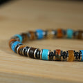 GC·Bracelet Landscape Jasper - Red Turquoise - Tiger's Eye - Agate - Blue Turquoise Bracelet（6mm）