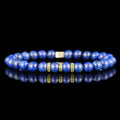 GC·Bracelet Lapis Lazuli Bracelet（7mm）,18K,Green Diamond.