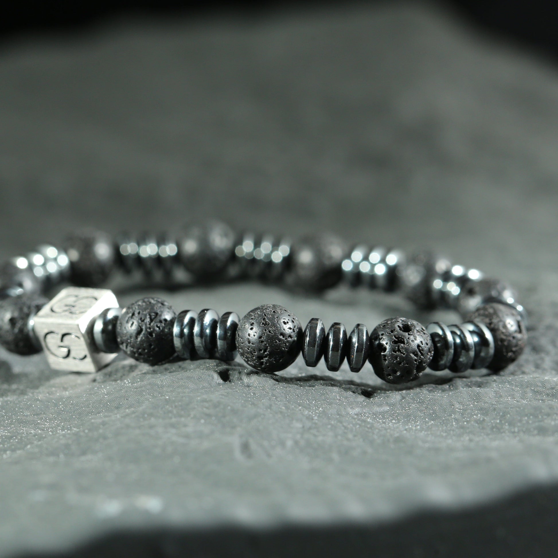 GC·Bracelet Lava-Hematite Bracelet（8mm）