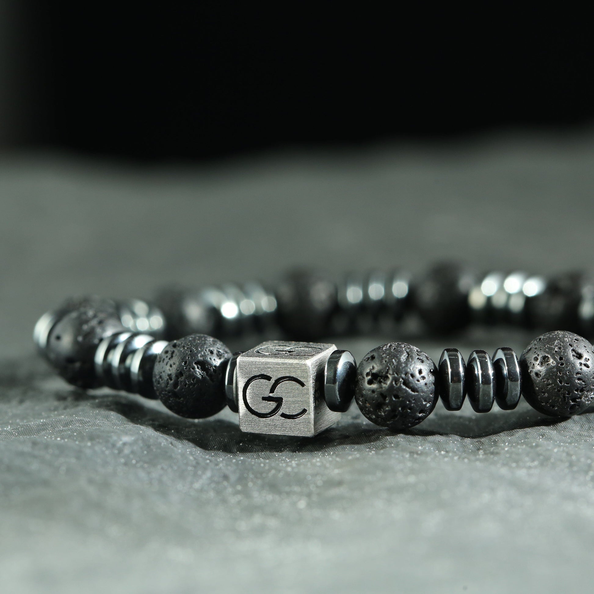 GC·Bracelet Lava-Hematite Bracelet（8mm）