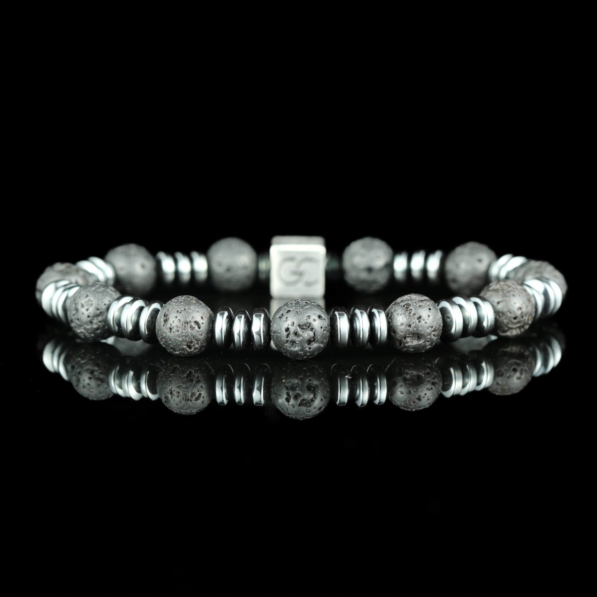 GC·Bracelet Lava-Hematite Bracelet（8mm）