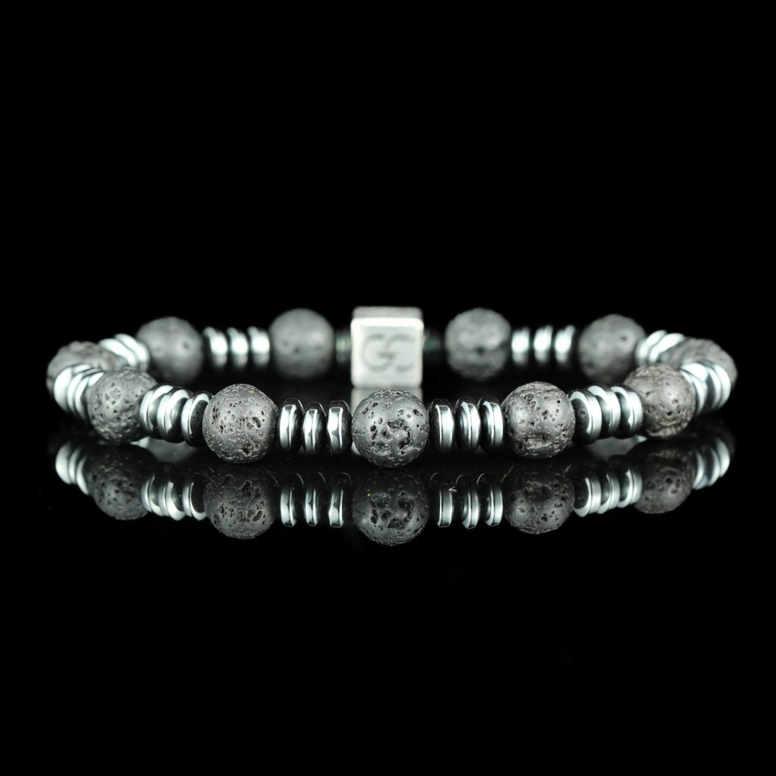 GC·Bracelet Lava-Hematite Bracelet（8mm）