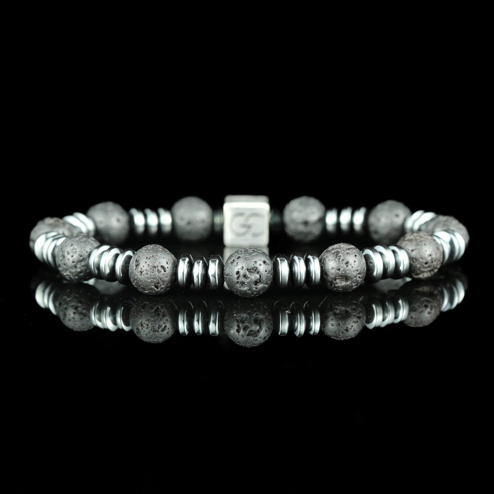 GC·Bracelet Lava-Hematite Bracelet（8mm）