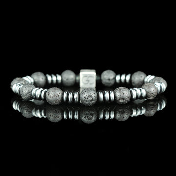GC·Bracelet Lava-Hematite Bracelet（8mm）