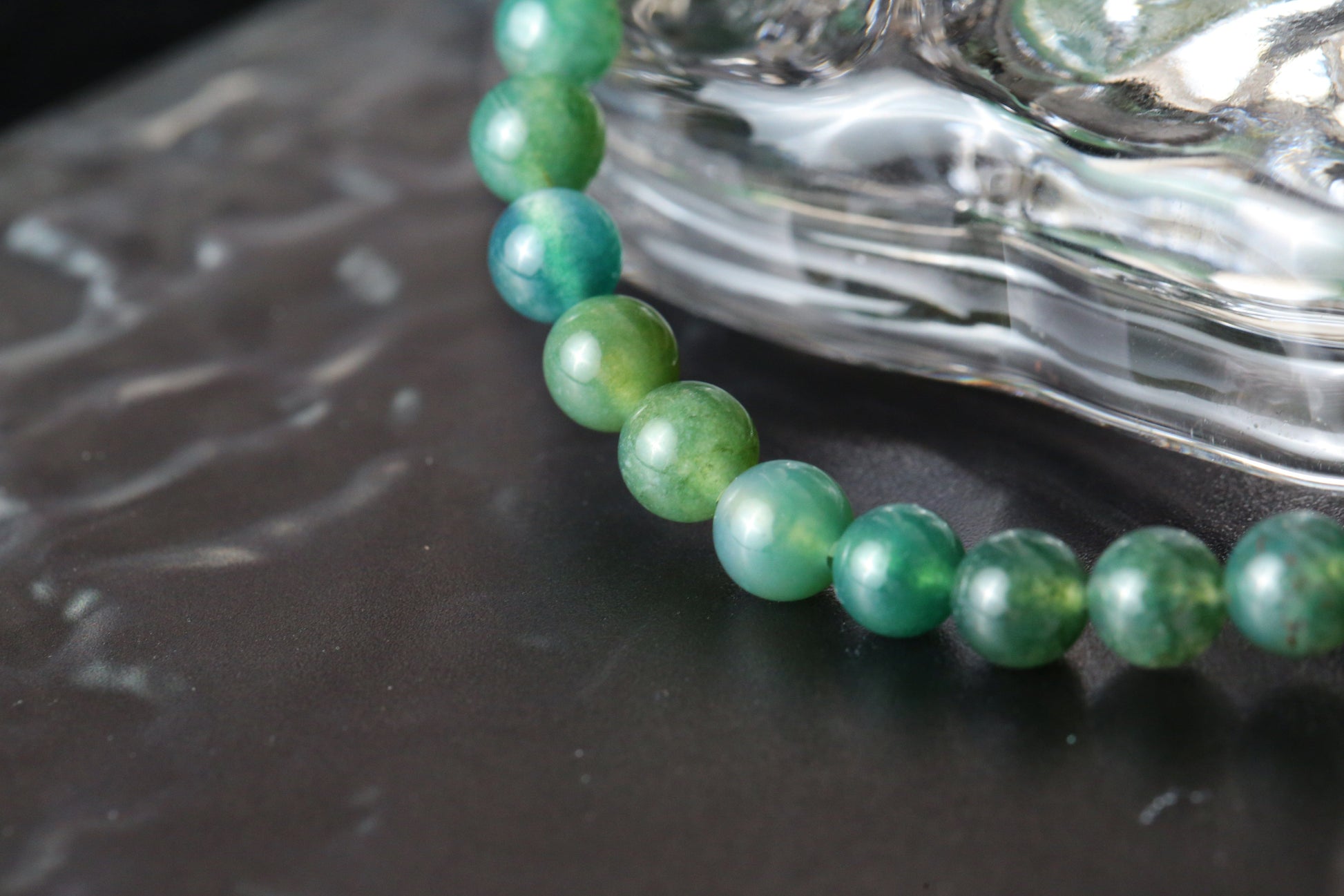 GC·Bracelet Moss Agate Bracelet I（6mm）