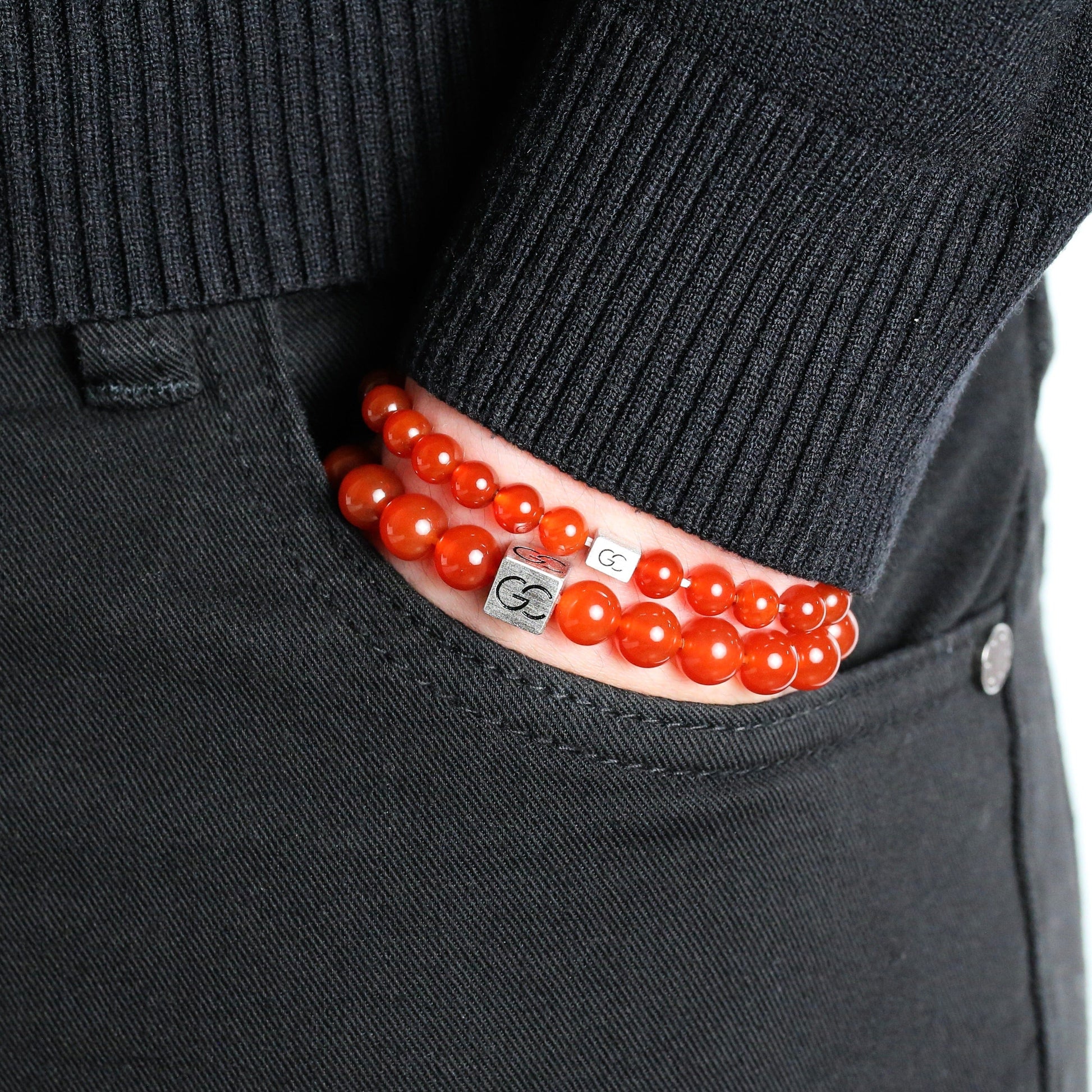 GC·Bracelet Red Agate Bracelet IV（8mm）