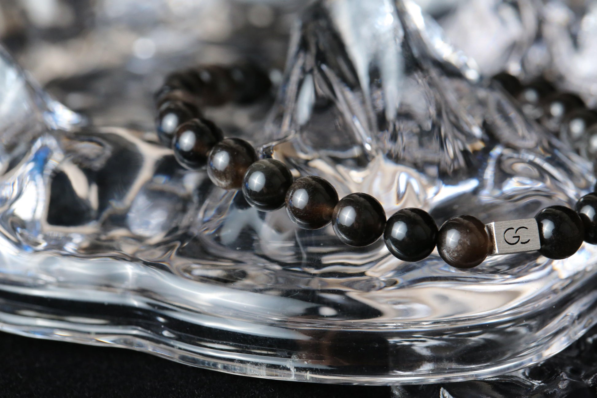 GC·Bracelet Silver Sheen Obsidian Bracelet I（6mm）