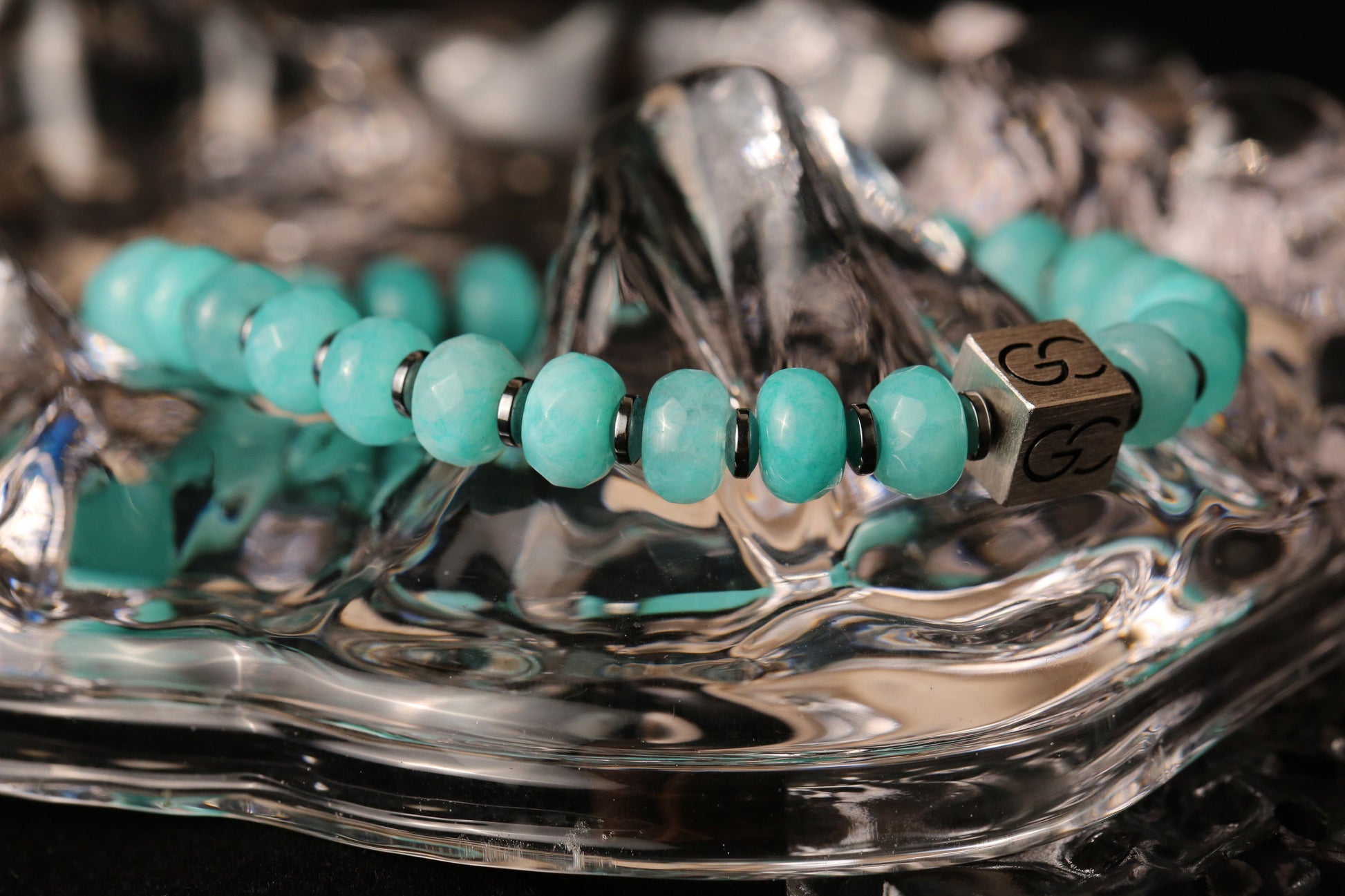 GC·Bracelet Sky Blue Abacus Bead Bracelet I（8mm）
