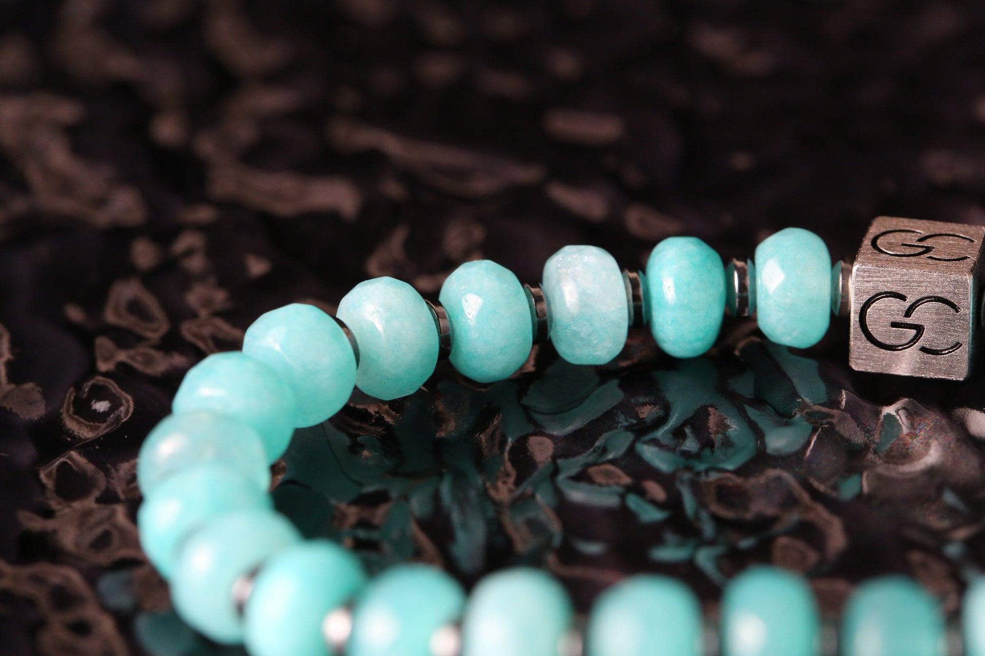 GC·Bracelet Sky Blue Abacus Bead Bracelet I（8mm）