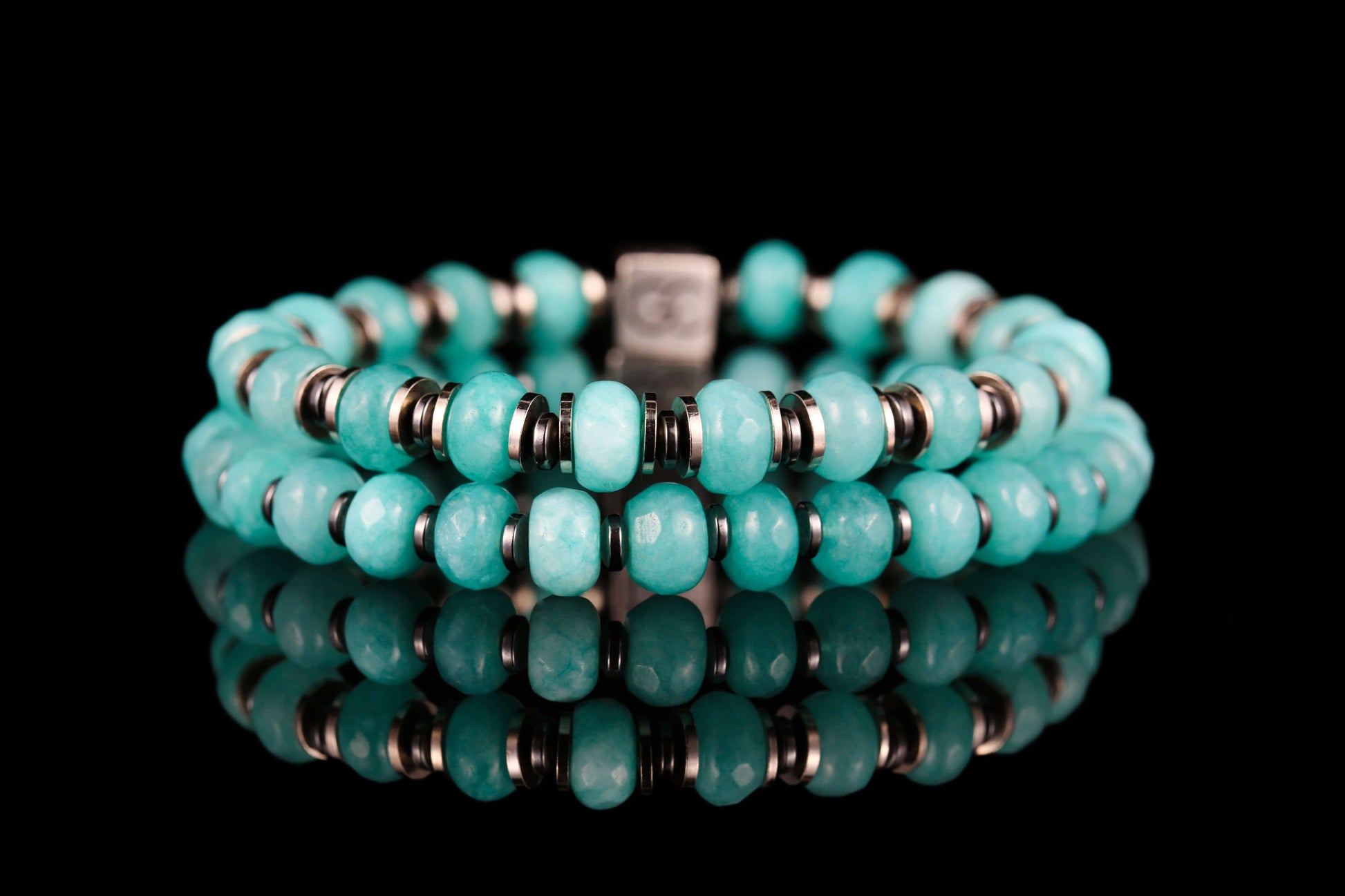 GC·Bracelet Sky Blue Abacus Bead Bracelet II（8mm）