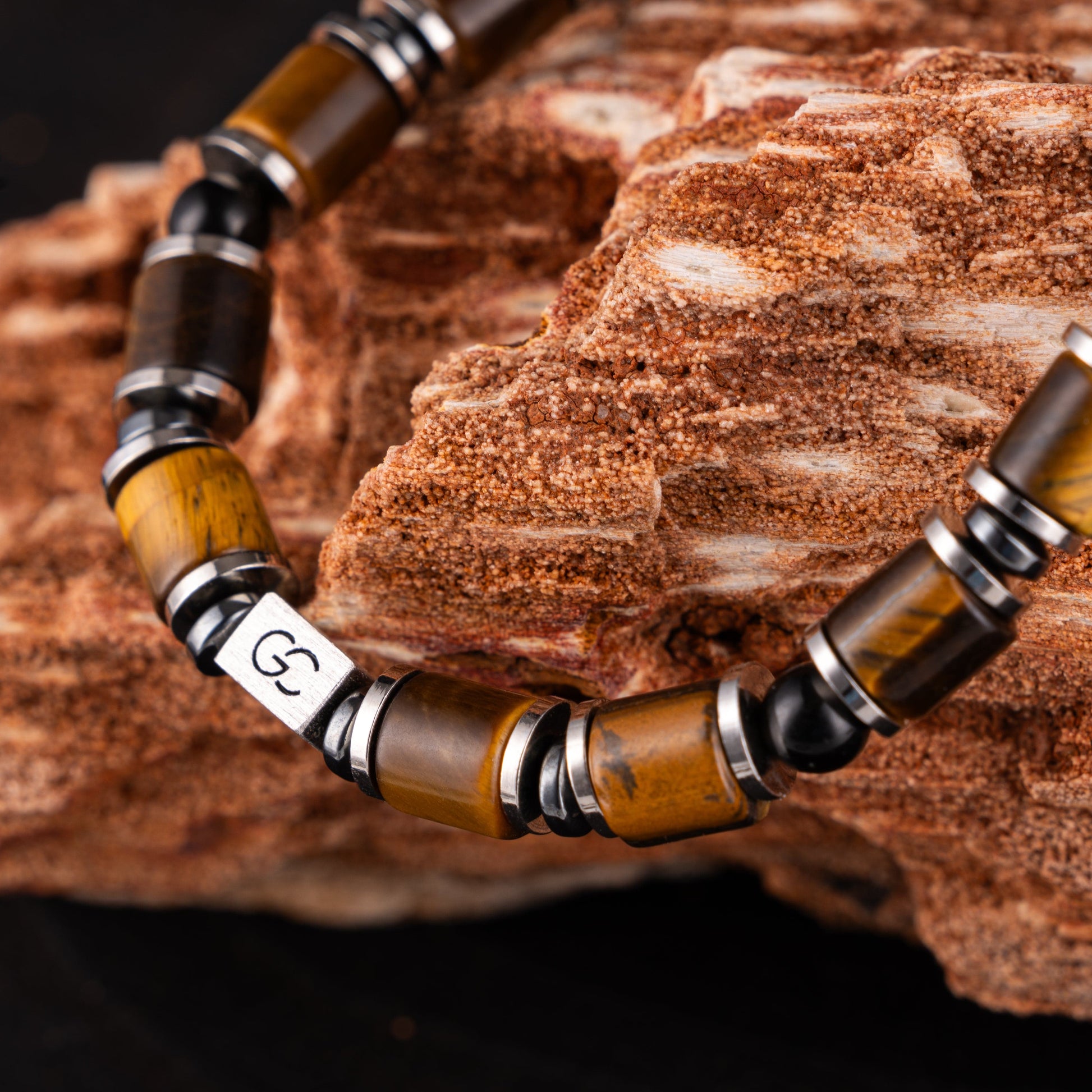 GC·Bracelet Tiger Eye - Black tourmaline bracelet II（6mm）