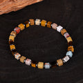 G&C Bracelet Tiger Eye-Yellow Jade-Landscape Jasper-Shoushan-Aventurine-Howlite Bracelet（4mm）